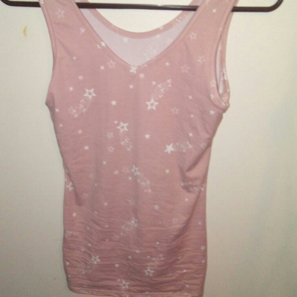 Honey and lace pink pj tank